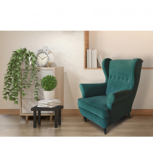 Grüner Designer-Sessel